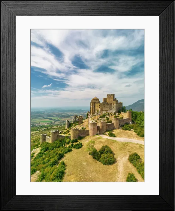 Framed Print : Loarre Castle, Loarre, Huesca province, Aragon, Spain