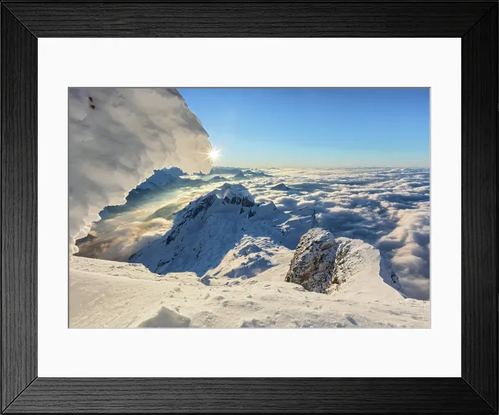 Framed Print : Switzerland, Canton Apenzell, Alpstein Framed Print : Switzerland, Canton Apenzell, Alpstein