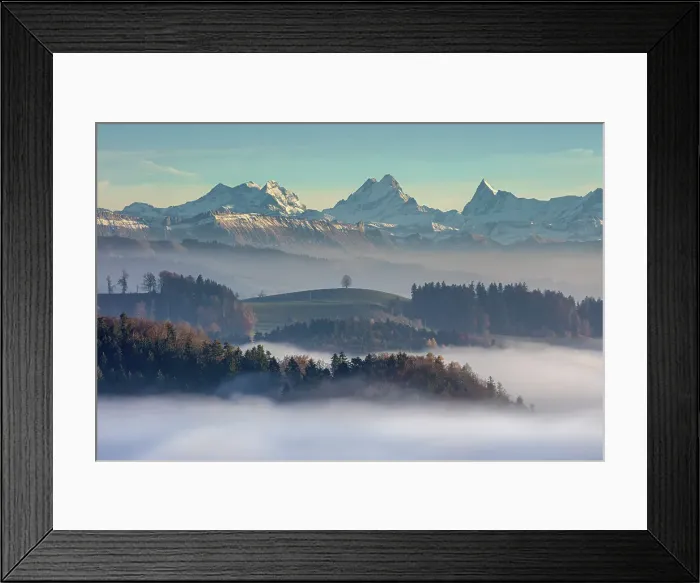 Framed Print : Switzerland, Berner Oberland, Emmental, Wetterhorn, Schreckhorn, Finsteraarhorn Framed Print : Switzerland, Berner Oberland, Emmental, Wetterhorn, Schreckhorn, Finsteraarhorn