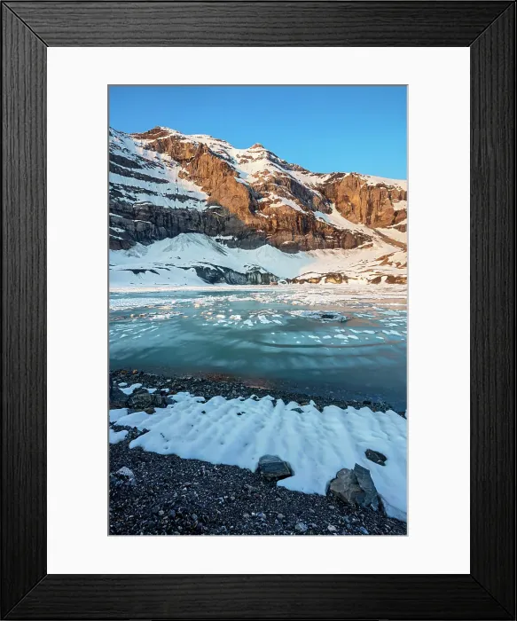 Framed Print : Switzerland, Canton Uri, Klausenpass, Clariden glacier Framed Print : Switzerland, Canton Uri, Klausenpass, Clariden glacier