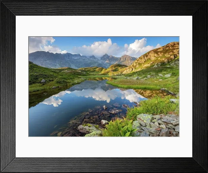 Framed Print : Switzerland, Berner Oberland, Gadmental, Sustenpass