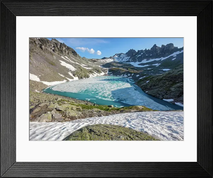 Framed Print : Switzerland, Canton St. Galllen, Sarganserland, Pizolgebiet, 5-Seen-Wanderung Framed Print : Switzerland, Canton St. Galllen, Sarganserland, Pizolgebiet, 5-Seen-Wanderung