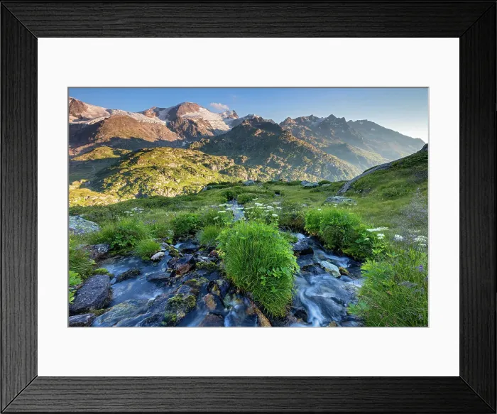 Framed Print : Switzerland, Berner Oberland, Gadmental, Sustenpass Framed Print : Switzerland, Berner Oberland, Gadmental, Sustenpass