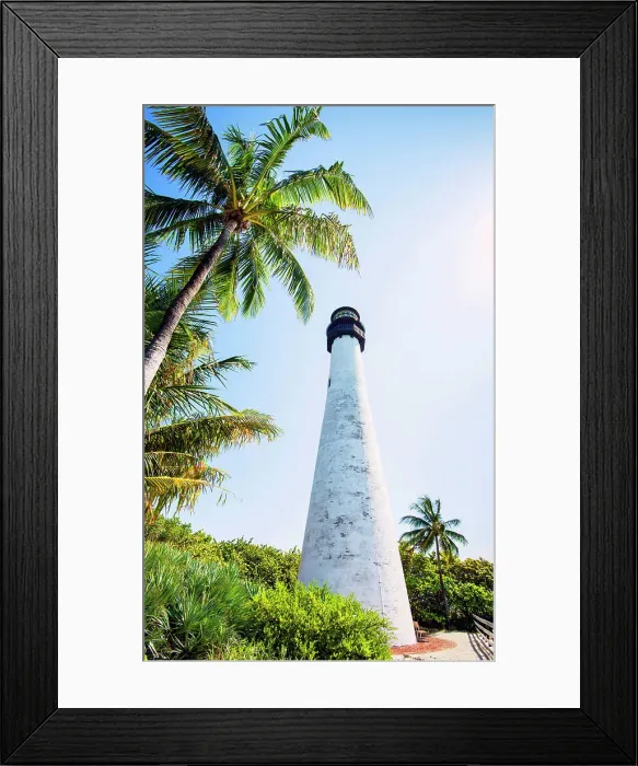 Framed Print : USA, Key Biscayne, Florida, Cape Florida Lighthouse, Bill Baggs Cape Florida State Park, National Register Of Historic Places Framed Print : USA, Key Biscayne, Florida, Cape Florida Lighthouse, Bill Baggs Cape Florida State Park, National Register Of Historic Places