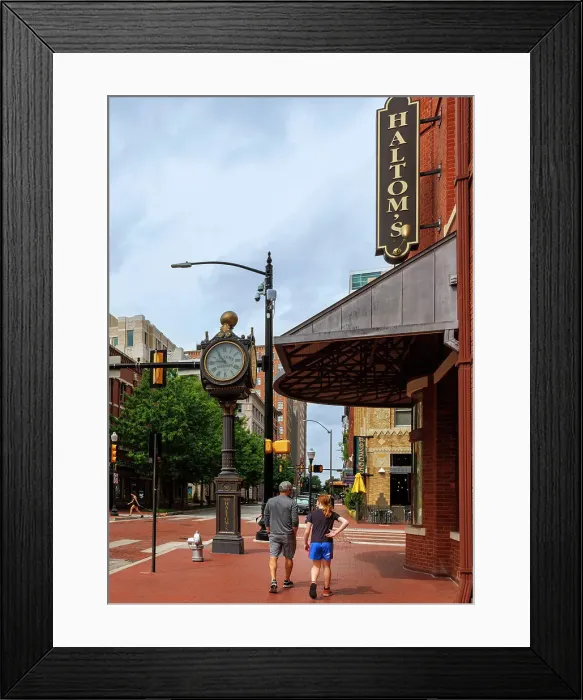 Framed Print : Haltom's Clock, Fort Worth, Texas, USA Framed Print : Haltom's Clock, Fort Worth, Texas, USA