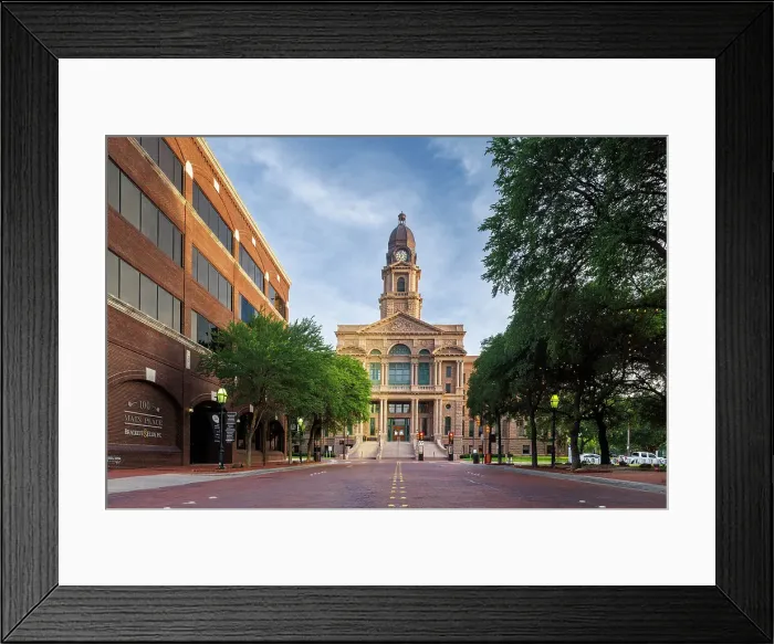 Framed Print : Art Deco Tarrant County Courthouse, Fort Worth, Texas, USA Framed Print : Art Deco Tarrant County Courthouse, Fort Worth, Texas, USA