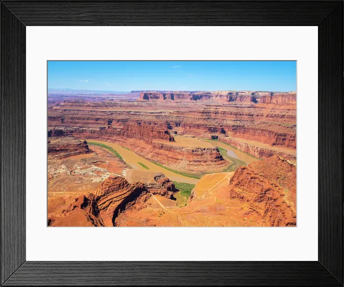 Framed Print : Bend of Colorado river at Dead Horse Point, Dead Horse Point State Park, Utah, USA