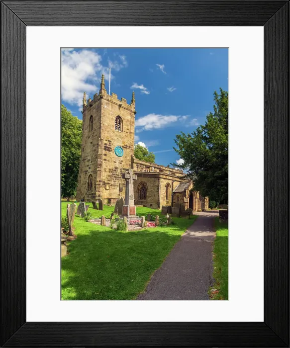 Framed Print : UK, England, Derbyshire, Peak District National Park, Derbyshire Dales, Eyam, St Lawrence's Church Framed Print : UK, England, Derbyshire, Peak District National Park, Derbyshire Dales, Eyam, St Lawrence's Church
