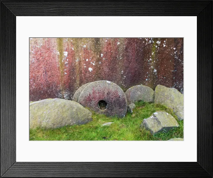 Framed Print : UK, England, Derbyshire, Peak District National Park, High Peak, Burbage Edge, Millstones Framed Print : UK, England, Derbyshire, Peak District National Park, High Peak, Burbage Edge, Millstones