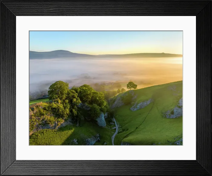 Framed Print : UK, England, Derbyshire, Peak District National Park, High Peak, Castleton, Cave Dale Framed Print : UK, England, Derbyshire, Peak District National Park, High Peak, Castleton, Cave Dale