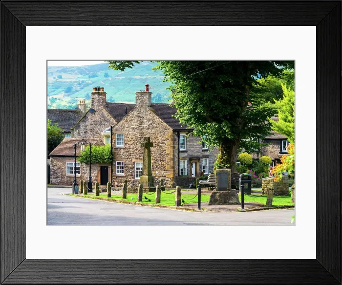 Framed Print : UK, England, Derbyshire, Peak District National Park, High Peak, Castleton, Market Place Framed Print : UK, England, Derbyshire, Peak District National Park, High Peak, Castleton, Market Place