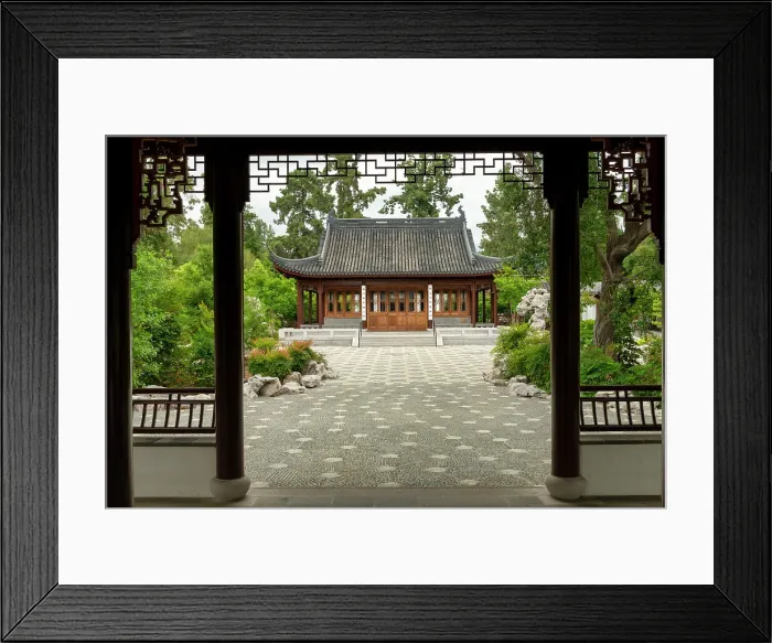 Framed Print : Chinese Garden at Huntington Botanical Gardens, San Marino, California, USA Framed Print : Chinese Garden at Huntington Botanical Gardens, San Marino, California, USA