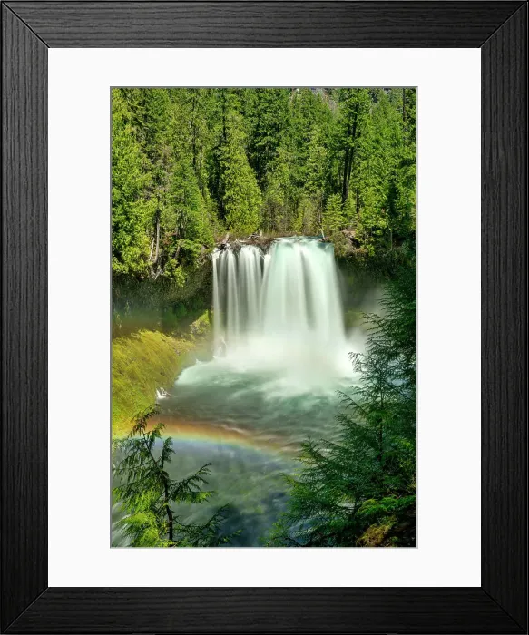 Framed Print : Koosah Falls, Willamette National Forest, Oregon, USA Framed Print : Koosah Falls, Willamette National Forest, Oregon, USA