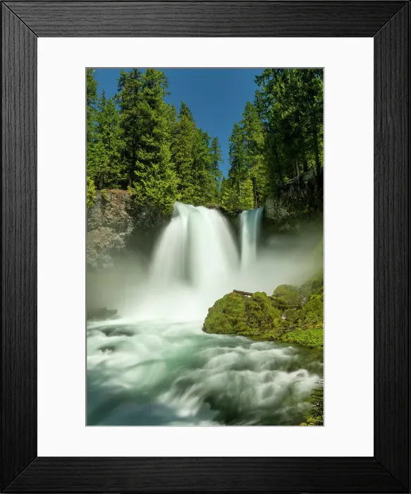 Framed Print : Sahalie Falls, Willamette National Forest, Oregon, USA Framed Print : Sahalie Falls, Willamette National Forest, Oregon, USA