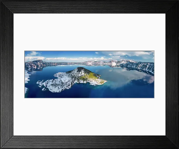 Framed Print : Wizard Island, Crater Lake National Park, Oregon, USA Framed Print : Wizard Island, Crater Lake National Park, Oregon, USA