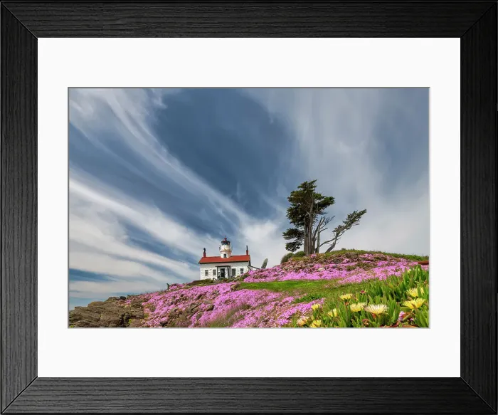 Framed Print : Battery Point Lighthouse, Crescent City, California, USA Framed Print : Battery Point Lighthouse, Crescent City, California, USA