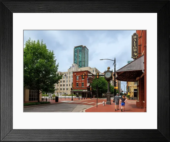 Framed Print : Haltom's Clock, Downtown, Fort Worth, Texas, USA Framed Print : Haltom's Clock, Downtown, Fort Worth, Texas, USA