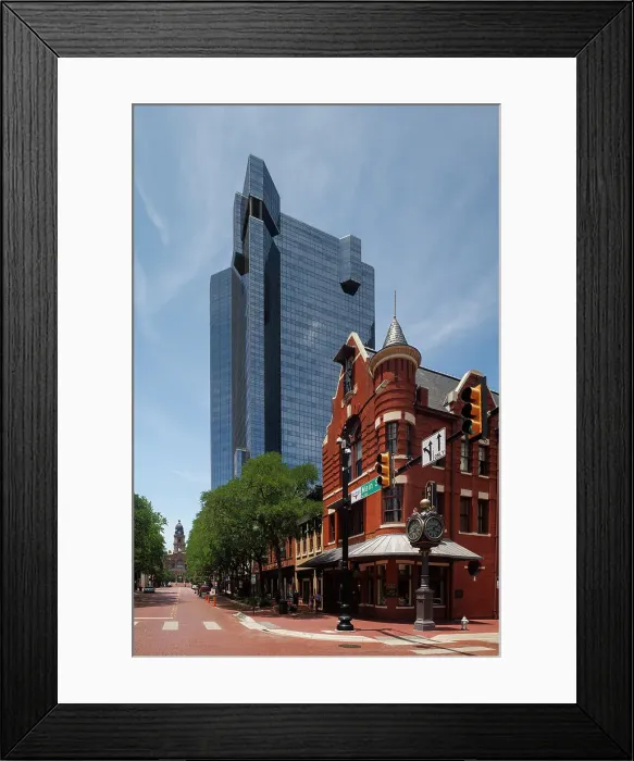 Framed Print : Main street, Fort Worth, Texas, USA