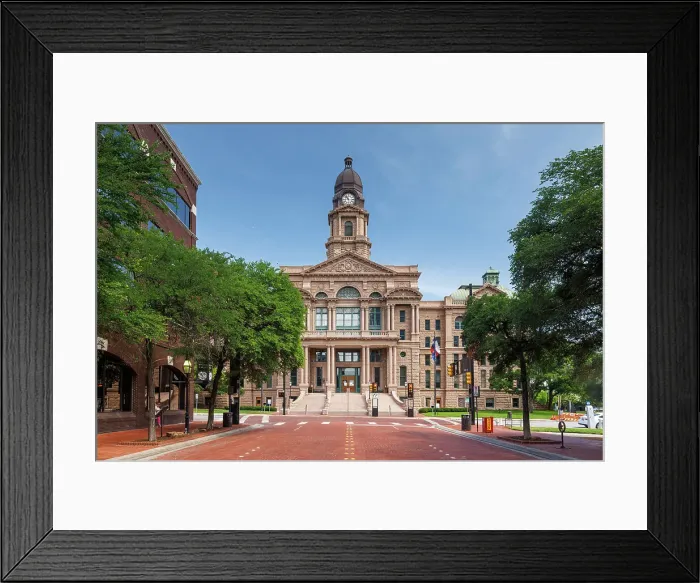 Framed Print : Art Deco Tarrant County Courthouse, Fort Worth, Texas, USA Framed Print : Art Deco Tarrant County Courthouse, Fort Worth, Texas, USA