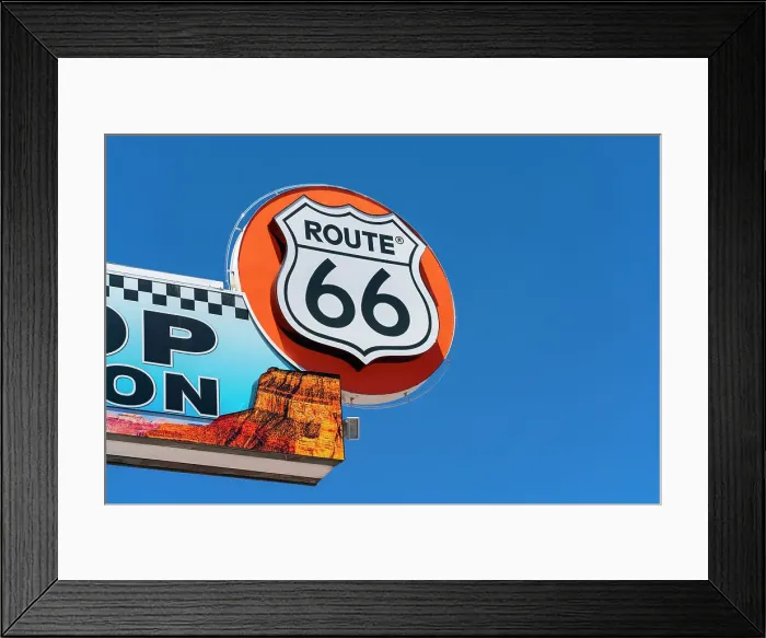 Framed Print : Sign on roof, Seligman, Yavapai County, Arizona, USA