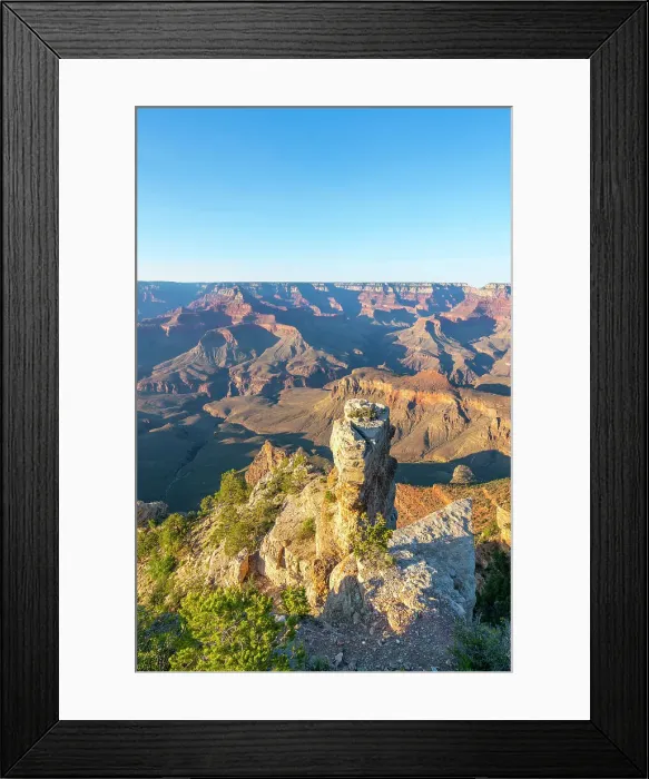 Framed Print : Grand Canyon at sunset, Yaki Point, Grand Canyon National Park, Arizona, USA