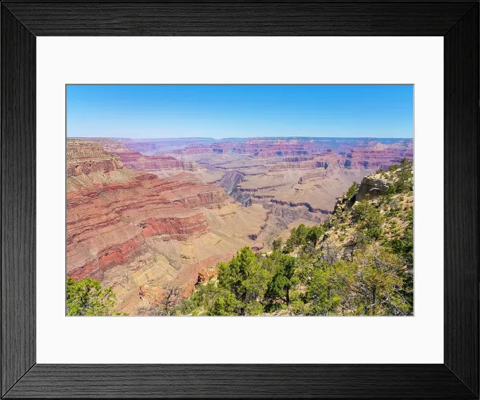 Framed Print : Idyllic shot of Grand Canyon along Hermit Road, Grand Canyon National Park, Arizona, USA Framed Print : Idyllic shot of Grand Canyon along Hermit Road, Grand Canyon National Park, Arizona, USA