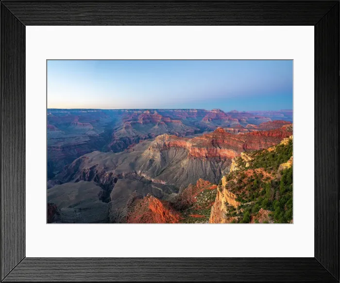 Framed Print : Grand Canyon at dusk, Yavapai Point, Grand Canyon National Park, Arizona, USA Framed Print : Grand Canyon at dusk, Yavapai Point, Grand Canyon National Park, Arizona, USA