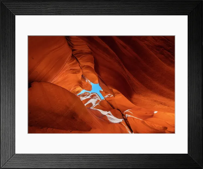 Framed Print : Slot canyon walls, Antelope Canyon X, Page, Arizona, USA Framed Print : Slot canyon walls, Antelope Canyon X, Page, Arizona, USA
