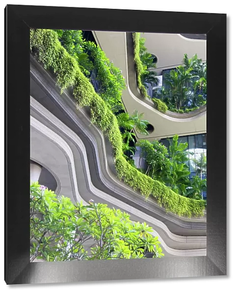 Plants on balconies of Parkroyal Collection Pickering Hotel, Singapore