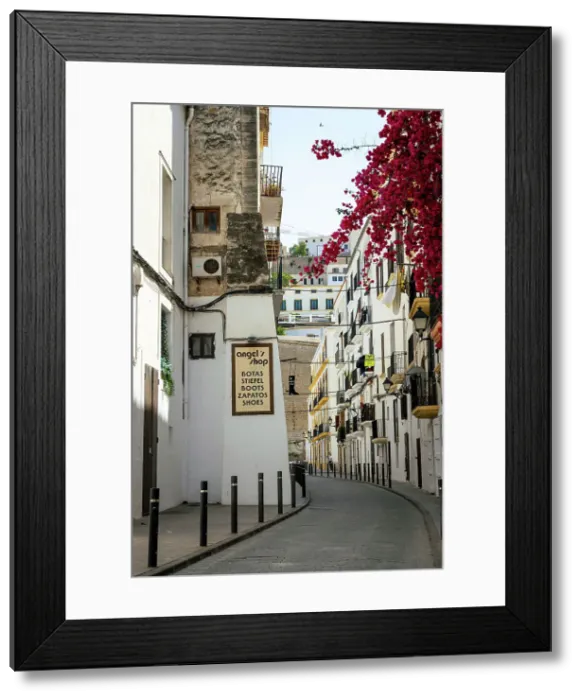 Framed Print : Eivissa Old town, Ibiza, Spain