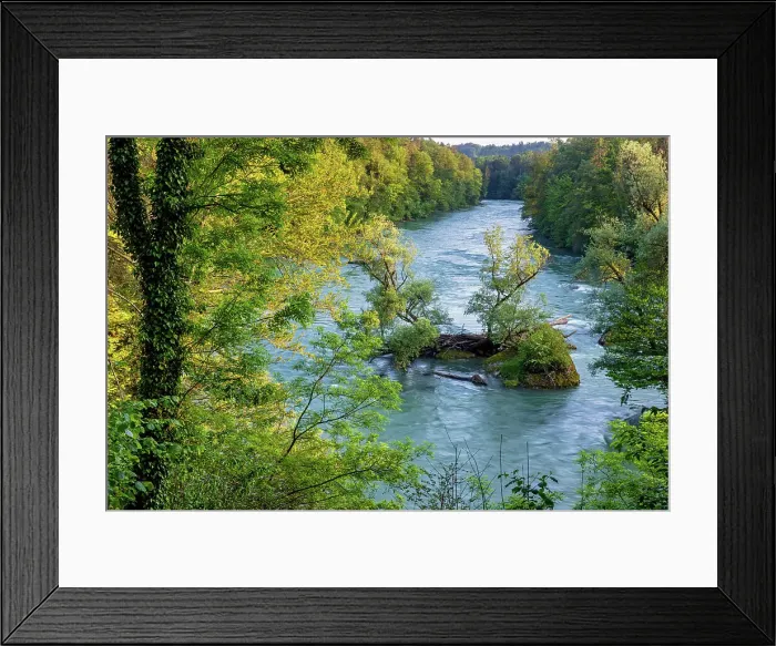 Framed Print : Switzerland, Canton Aargau, Reuss Framed Print : Switzerland, Canton Aargau, Reuss