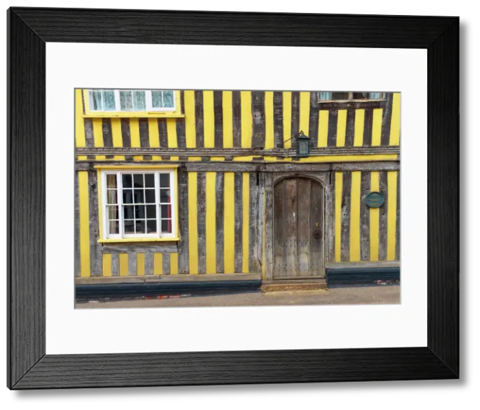 Framed Print : UK, England, Suffolk, Lavenham, Water Street