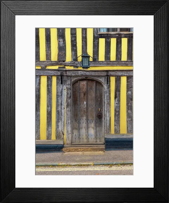 Framed Print : UK, England, Suffolk, Lavenham, Water Street