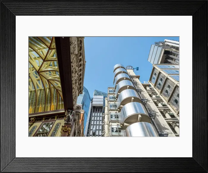 Framed Print : Lloyd's of London, City of London, London, England, UK Framed Print : Lloyd's of London, City of London, London, England, UK