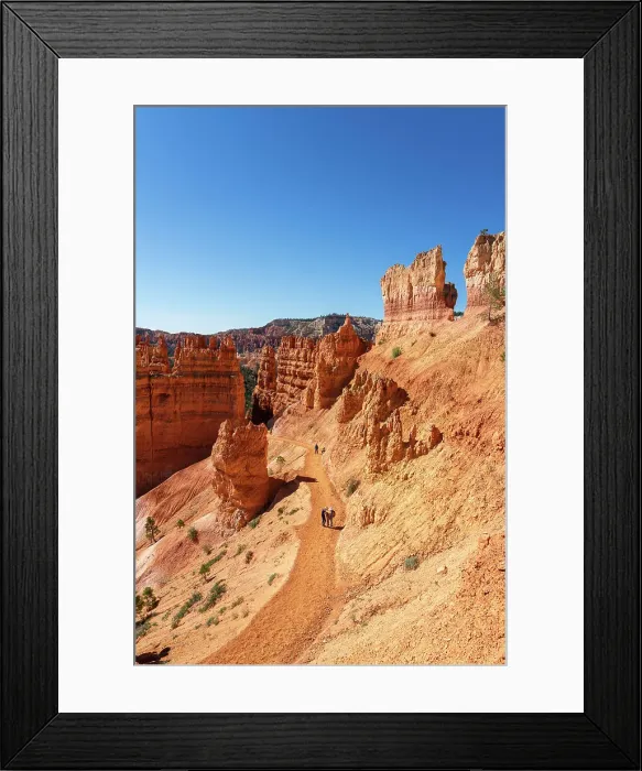 Framed Print : Tourists hiking Navajo Loop Trail, Bryce Canyon National Park, Utah, USA Framed Print : Tourists hiking Navajo Loop Trail, Bryce Canyon National Park, Utah, USA