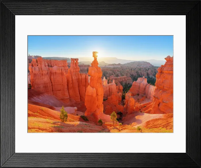 Framed Print : Thor's Hammer taken from Navajo Loop Trail at sunrise, Bryce Canyon National Park, Utah, USA Framed Print : Thor's Hammer taken from Navajo Loop Trail at sunrise, Bryce Canyon National Park, Utah, USA