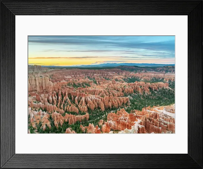 Framed Print : Bryce Canyon amphitheater at sunset, Bryce Point, Bryce Canyon National Park, Utah, USA Framed Print : Bryce Canyon amphitheater at sunset, Bryce Point, Bryce Canyon National Park, Utah, USA