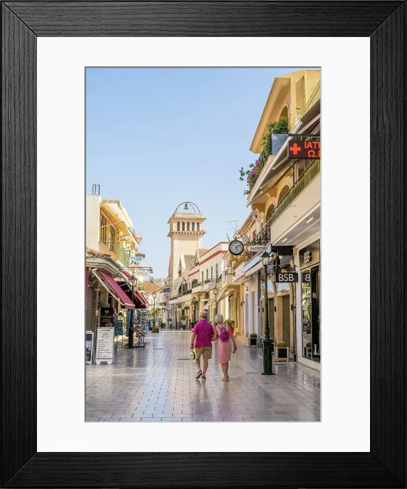 Framed Print : The pedestrianised street of Lithostroto, Argostoli, Kefalonia, Ionian Islands, Greek Islands, Greece Framed Print : The pedestrianised street of Lithostroto, Argostoli, Kefalonia, Ionian Islands, Greek Islands, Greece