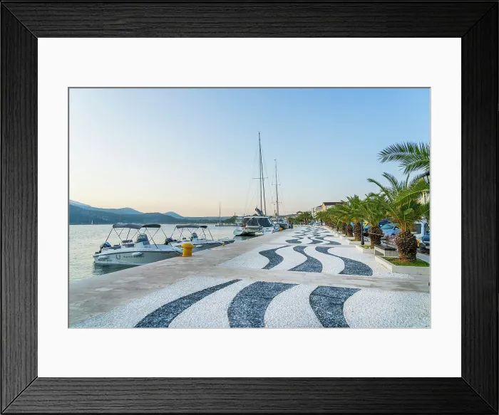 Framed Print : Harbour, Argostoli, Kefalonia, Ionian Islands, Greek Islands, Greece