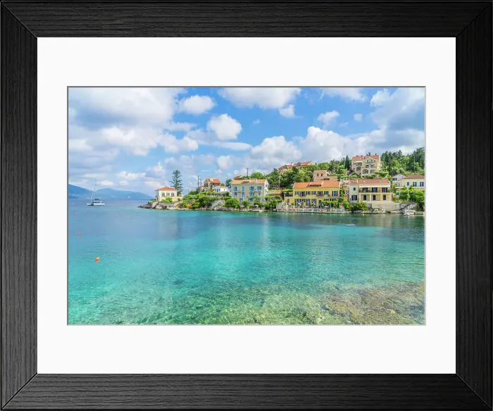 Framed Print : Fiscardo, Kefalonia, Ionian Islands, Greek Islands, Greece