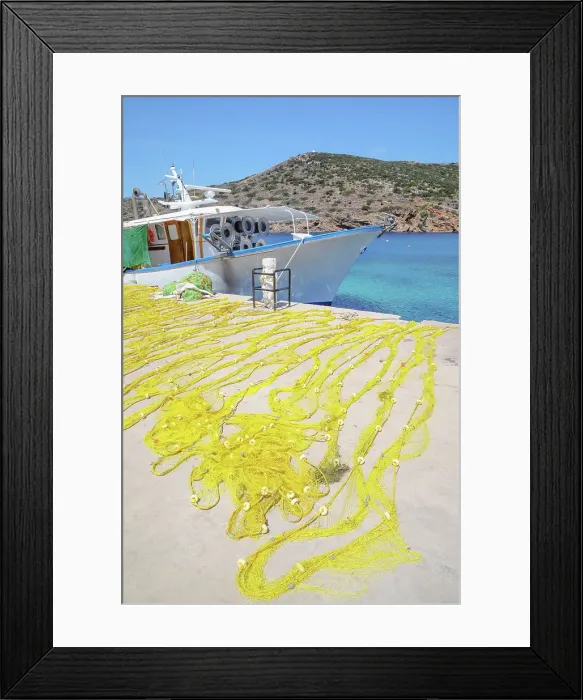 Framed Print : Fishing boat, Faros, Sifnos Island, Cyclades Islands, Greece Framed Print : Fishing boat, Faros, Sifnos Island, Cyclades Islands, Greece