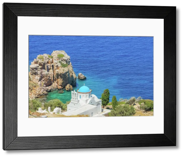 Framed Print : Panagia Poulati monastery, Sifnos Island, Cyclades Islands, Greece Framed Print : Panagia Poulati monastery, Sifnos Island, Cyclades Islands, Greece