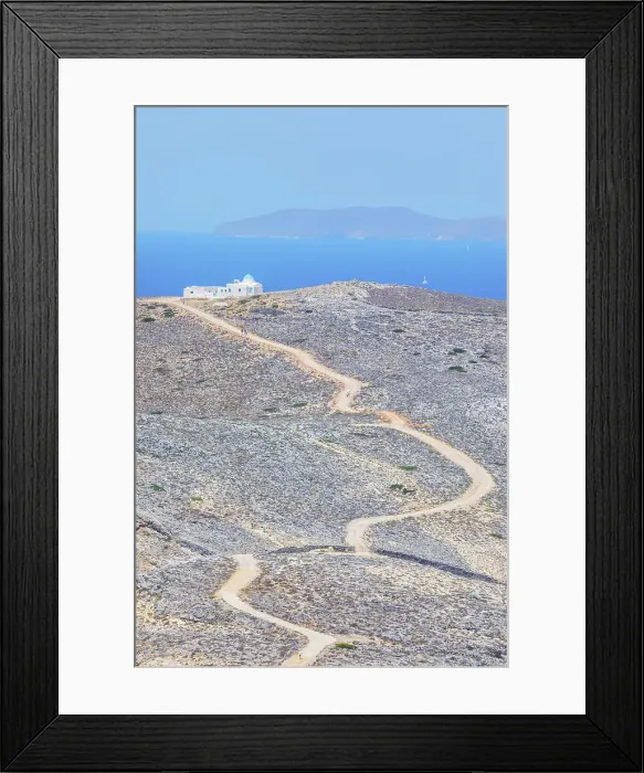 Framed Print : Path leading to Agios Georgios Monastery, Sifnos Island, Cyclades Islands, Greece Framed Print : Path leading to Agios Georgios Monastery, Sifnos Island, Cyclades Islands, Greece