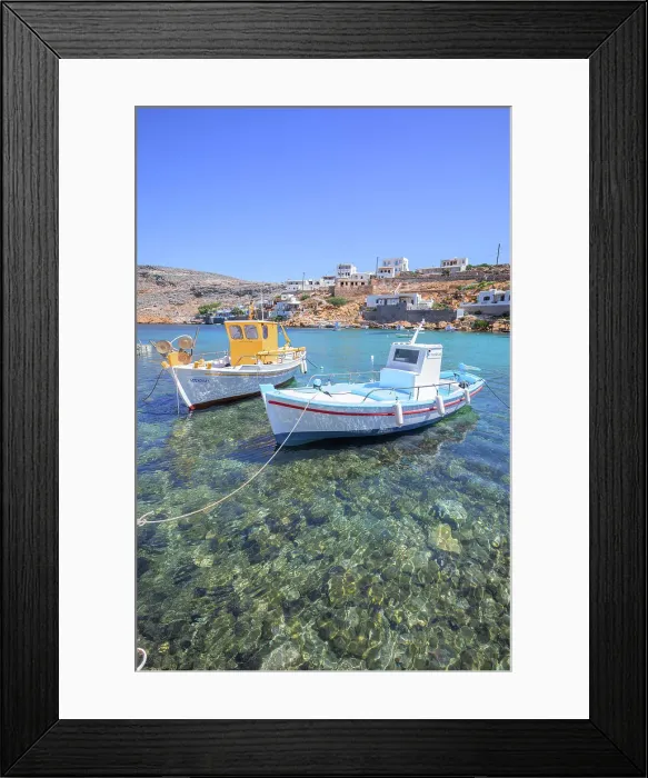 Framed Print : Fishing boats, Heronissos, Sifnos Island, Cyclades Islands, Greece Framed Print : Fishing boats, Heronissos, Sifnos Island, Cyclades Islands, Greece