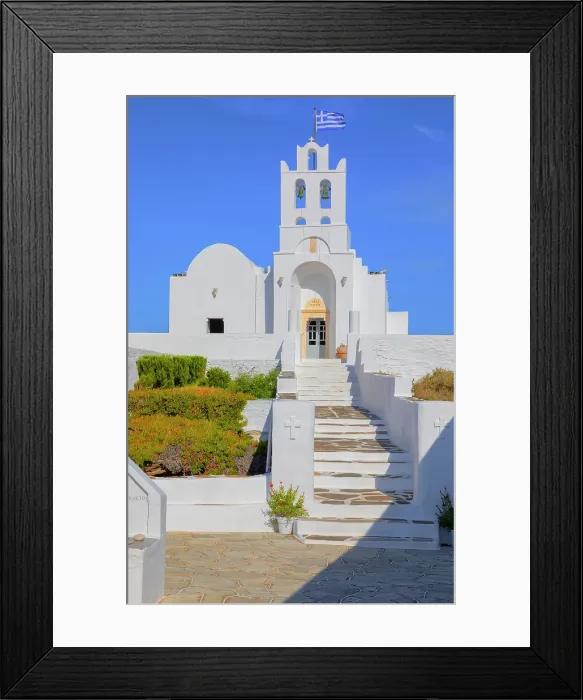 Framed Print : Chrisopigi monastery, Sifnos Island, Cyclades Islands, Greece Framed Print : Chrisopigi monastery, Sifnos Island, Cyclades Islands, Greece