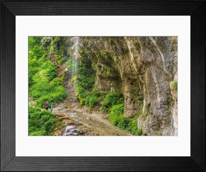 Framed Print : Italy, The Marches. hiking in the National park of the Monti Sibillini, the waterfall near the Gola dell'Infernaccio Framed Print : Italy, The Marches. hiking in the National park of the Monti Sibillini, the waterfall near the Gola dell'Infernaccio