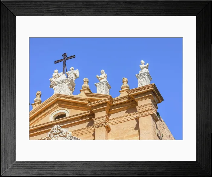 Framed Print : Chiesa di San Lorenzo roof top, Agrigento, Sicily, Italy