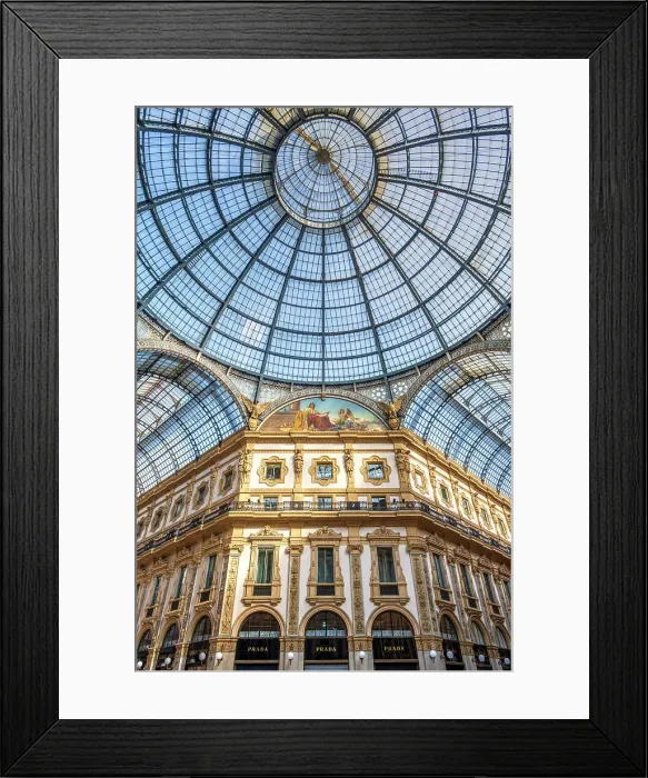 Framed Print : Galleria Vittorio Emanuele II shopping arcade, Milan, Lombardy, Italy Framed Print : Galleria Vittorio Emanuele II shopping arcade, Milan, Lombardy, Italy