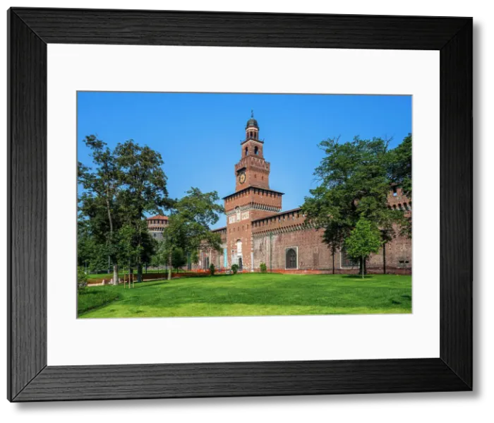 Framed Print : Castello Sforzesco (Sforza's Castle), Milan, Lombardy, Italy Framed Print : Castello Sforzesco (Sforza's Castle), Milan, Lombardy, Italy