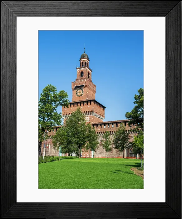 Framed Print : Castello Sforzesco (Sforza's Castle), Milan, Lombardy, Italy Framed Print : Castello Sforzesco (Sforza's Castle), Milan, Lombardy, Italy